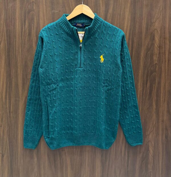 RALPH LAUREN KNITTING HALF ZIPPER SWEATERS