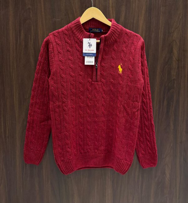 RALPH LAUREN KNITTING HALF ZIPPER SWEATERS - Image 3