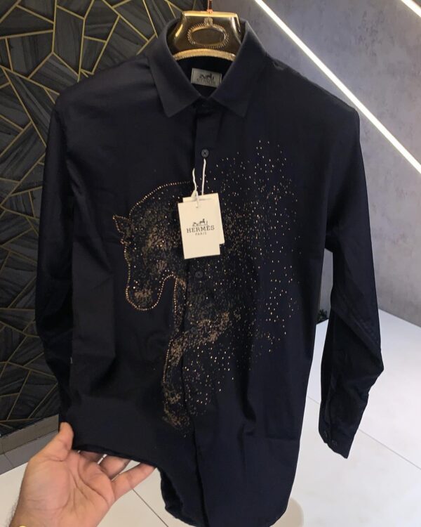 HERMES PREMIUM IMPORTED PARTY WEAR SHIRT