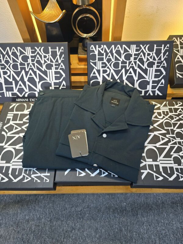 ARMANI EXCHANGE CO SET IMPORTED FULL SLEEVE ZIPPER JACKET AND PANTS - Image 4