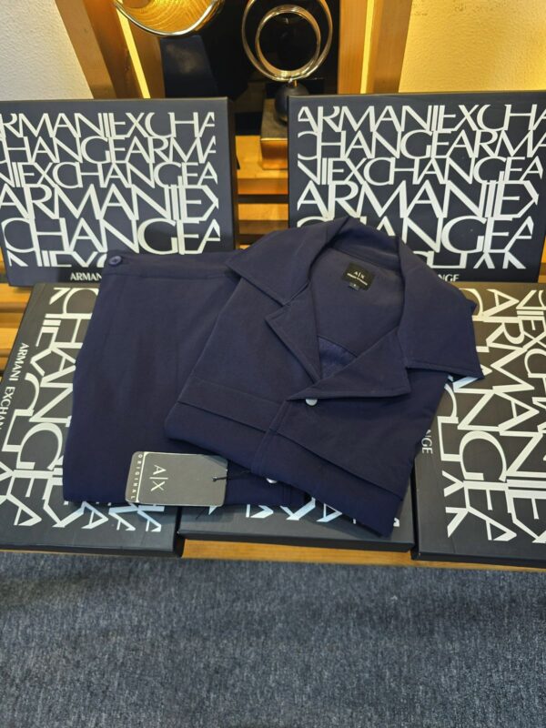 ARMANI EXCHANGE CO SET IMPORTED FULL SLEEVE ZIPPER JACKET AND PANTS - Image 3