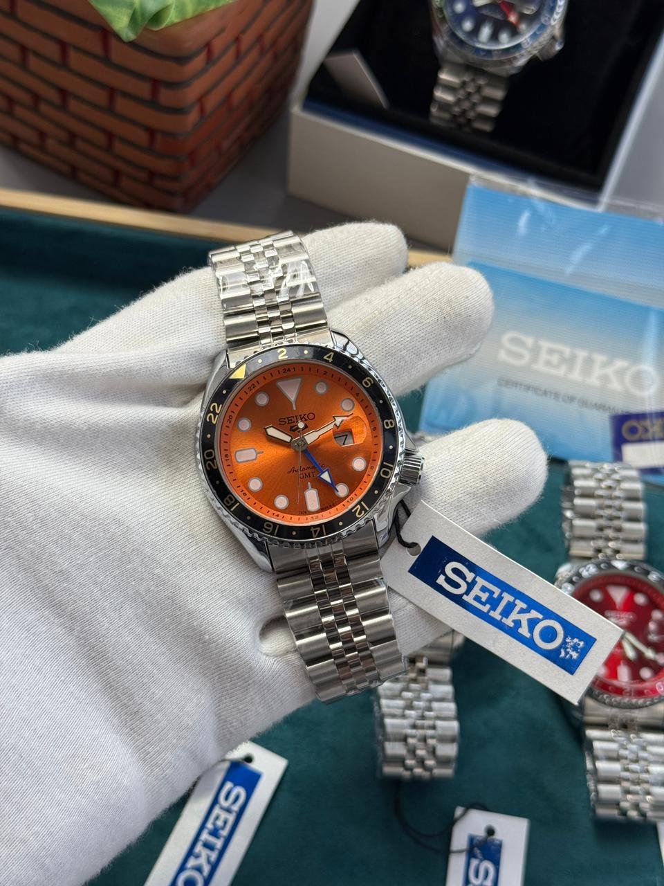 Seiko GMT Edithion Automatic Saffaron
